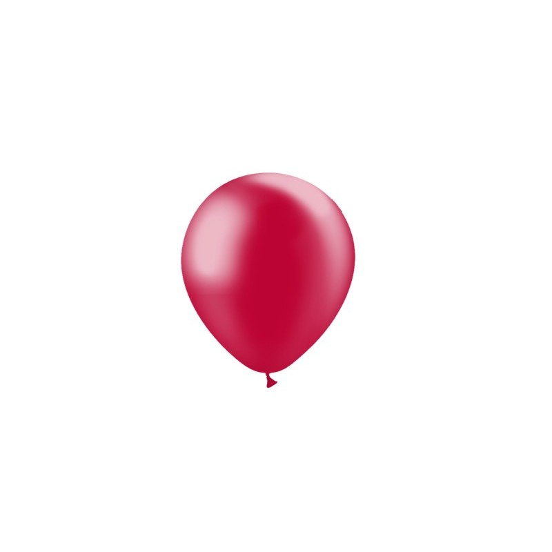 Luftballon professionell Metallisch 13 cm - Rot |1000 Stück
