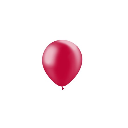 Luftballon professionell Metallisch 13 cm - Rot |1000 Stück
