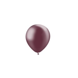Luftballon professionell Metallisch 13 cm - Bordeaux |1000 Stück