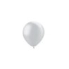 Luftballon professionell Metallisch 13 cm - Silber |1000 Stück
