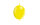 Luftballon DecoLink 15cm -  Zitronengelb