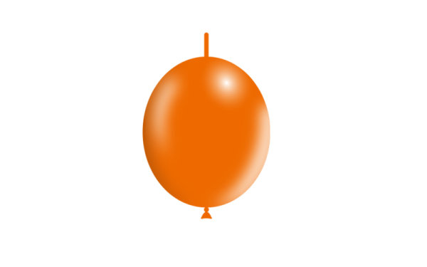 Globo DecoLink 15cm - Naranja
