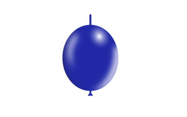 Balloon DecoLink 15cm - Navy blue