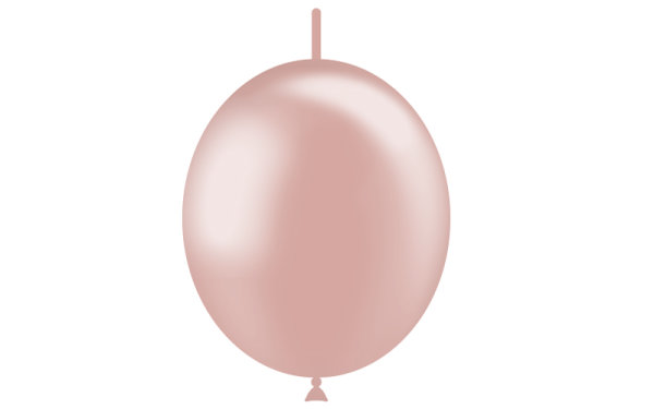 Luftballon DecoLink metallic 29cm - Roségold