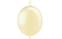 Luftballon DecoLink metallic 29cm - Elfenbein