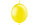 Balloon DecoLink metallic 29cm - Lemon yellow