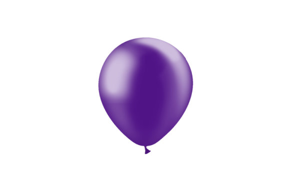 Luftballon professionell Metallisch 13 cm - Lila
