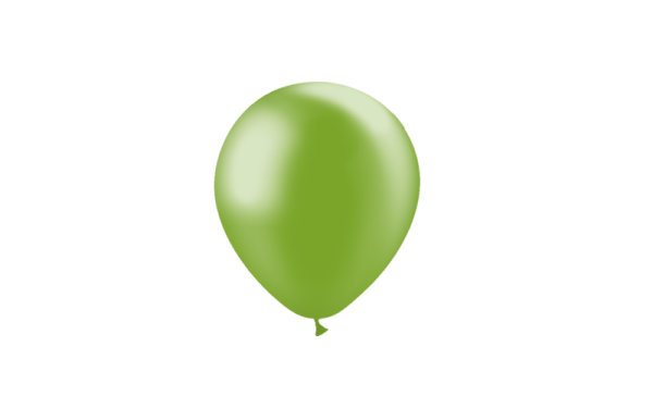 Luftballon professionell Metallisch 13 cm - Grün