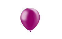 Luftballon professionell Metallisch 13 cm - Fuchsie