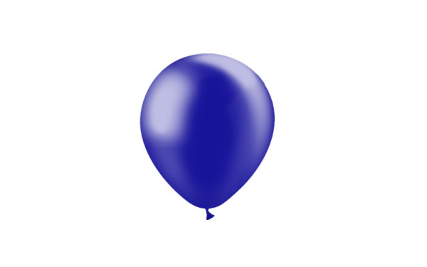 Luftballon professionell Metallisch 13 cm - Dunkelblau